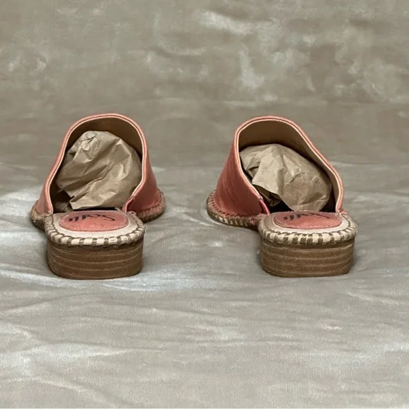 Sofft Nalanie Leather Pink Slide Sandals Size 7 - Picture 6 of 10